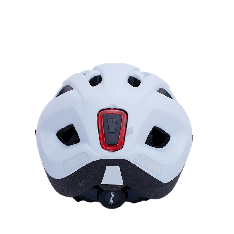 Street bike helmets with LED light, bicycle helmet for Men&Women cycle helmet with detachable visor (3)