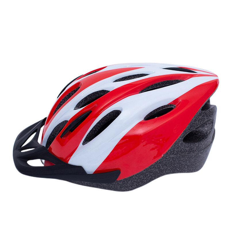 YouthAdult bike helmet with visor, 19 vents, adjustable dial fit, multiple colors (2)